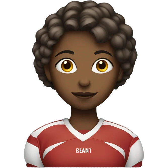 girl with football  emoji