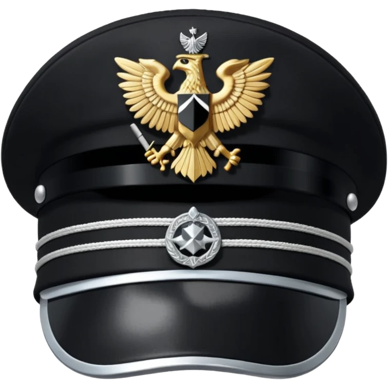 German officer's hat emoji