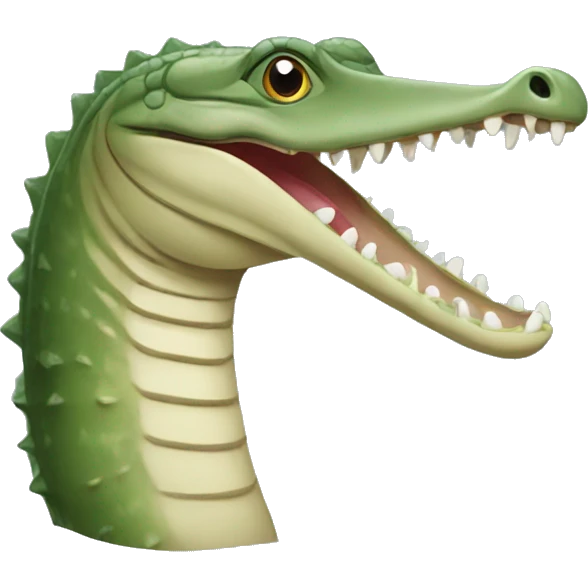Indian Gharial emoji