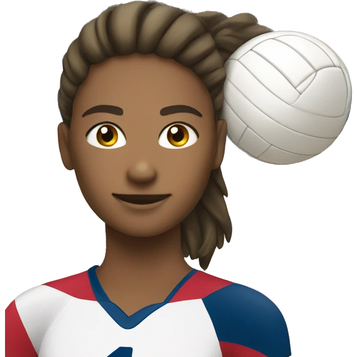Volleyball player the name is group sports a emoji