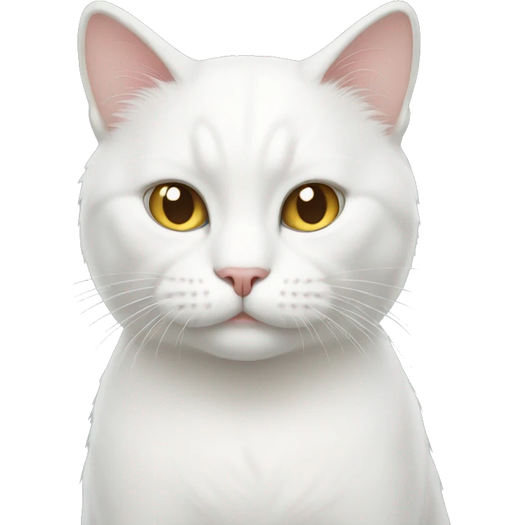 White cat emoji