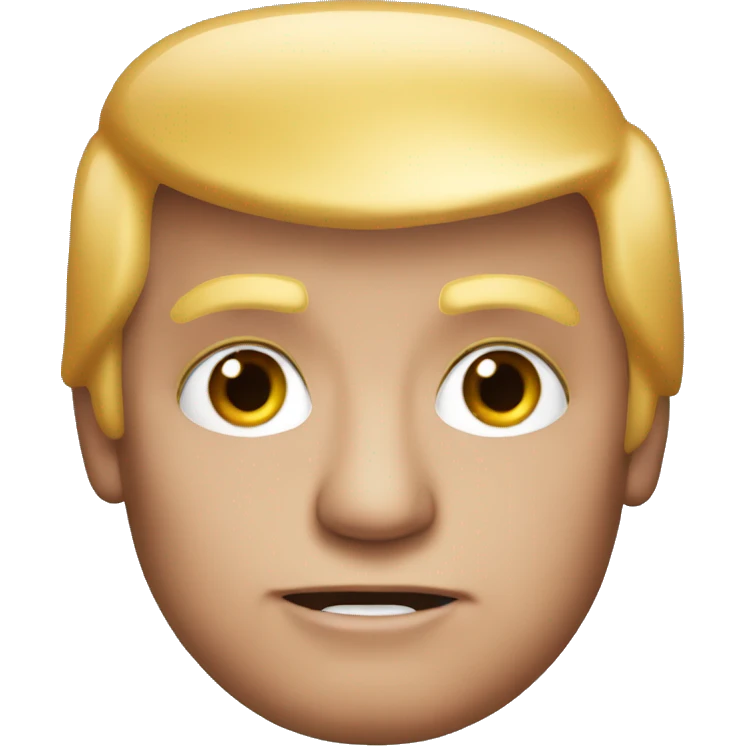 donald trump with makeup on emoji