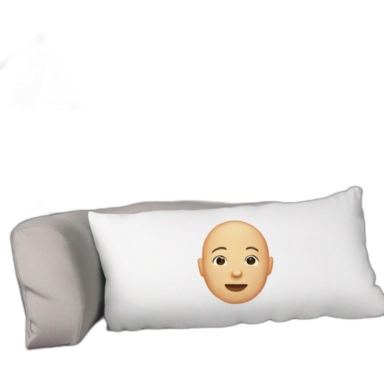 bald man body pillow emoji