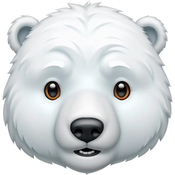 Polar bear cold emoji