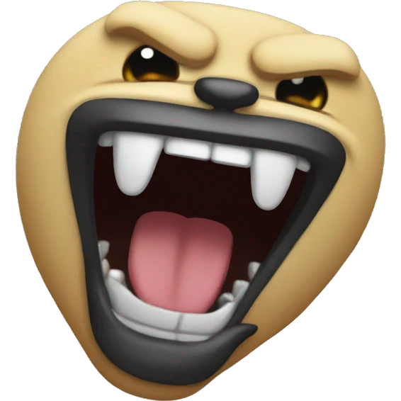 emoji growling emoji