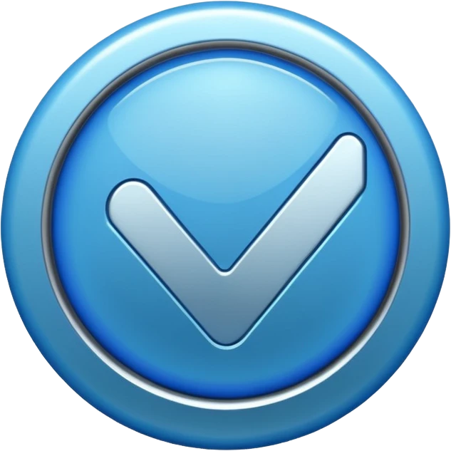 Tictok verified blue tick emoji
