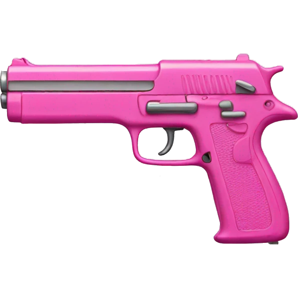 Pink gun emoji