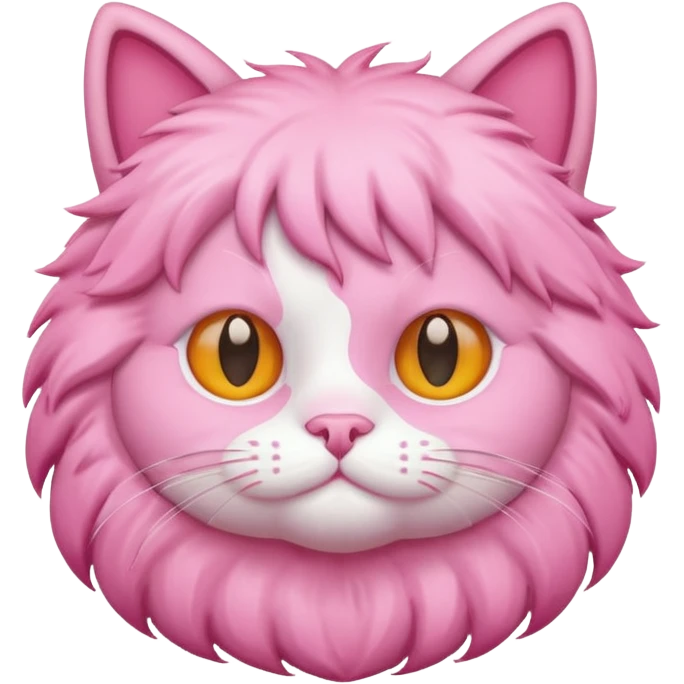 Make a pink cat ico emoji