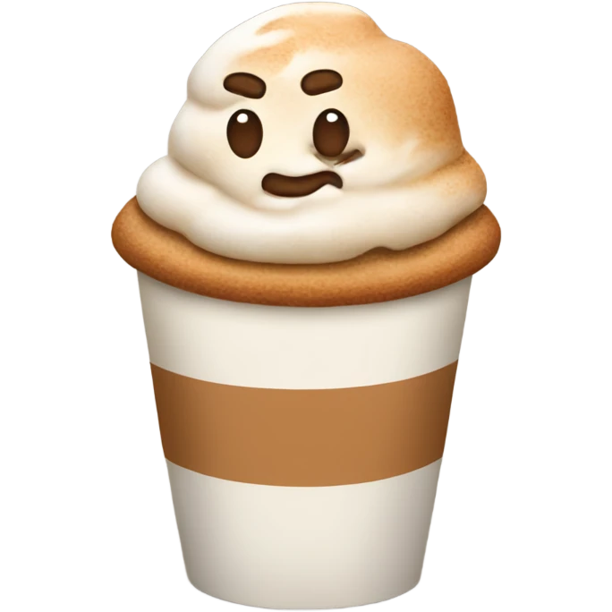 Gingerbread latte  emoji