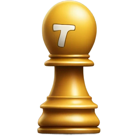 chess pawn holding american football emoji