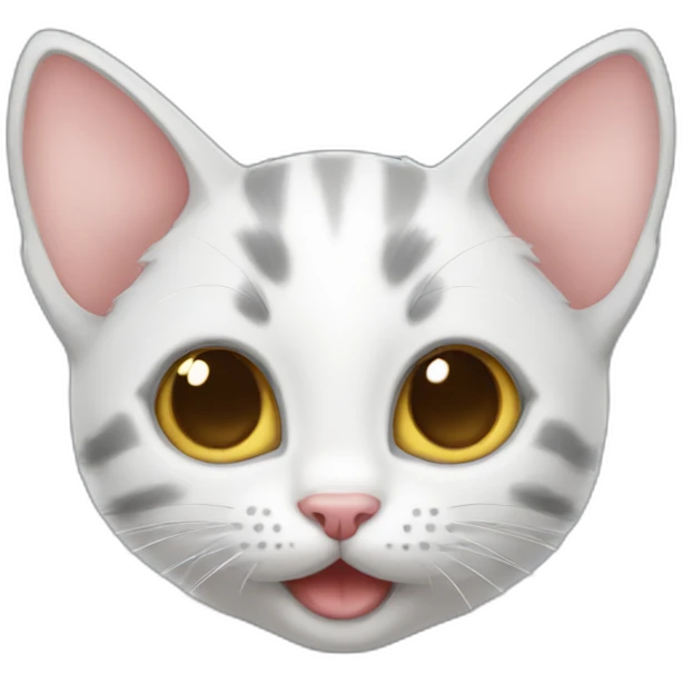 kitten with a mouse emoji