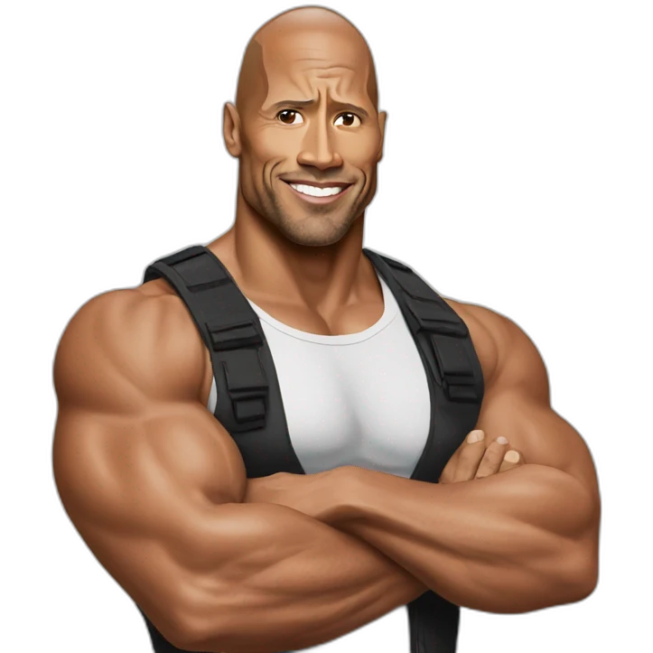 Dwayne Johnson emoji