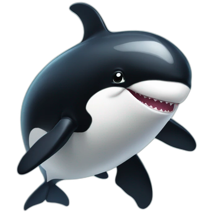 cute orca emoji