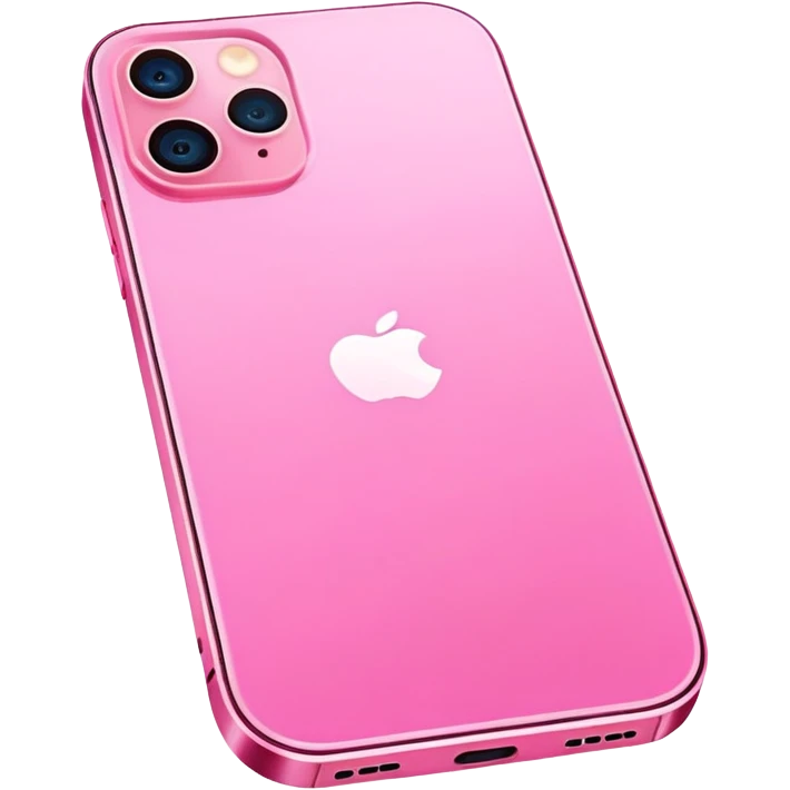 Pink iPhone 12  emoji