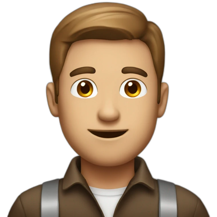 coffee bag delivery guy emoji
