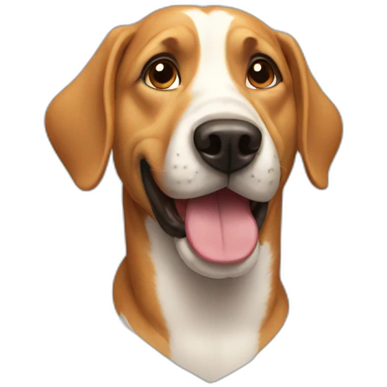 Super dog emoji