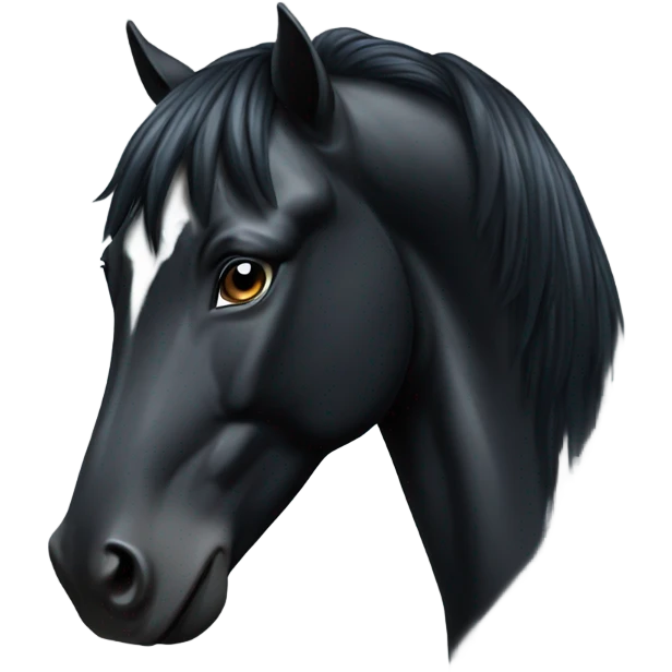 Black horse emoji