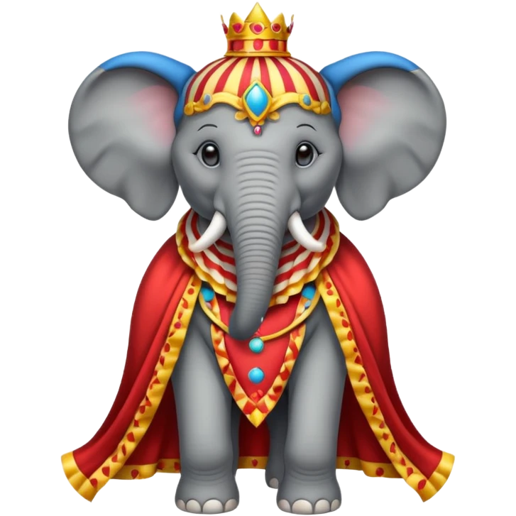 Elephant, circus cloth emoji