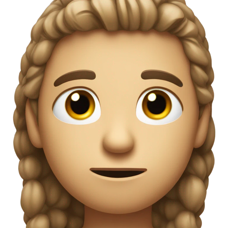 Worried happy face emoji
