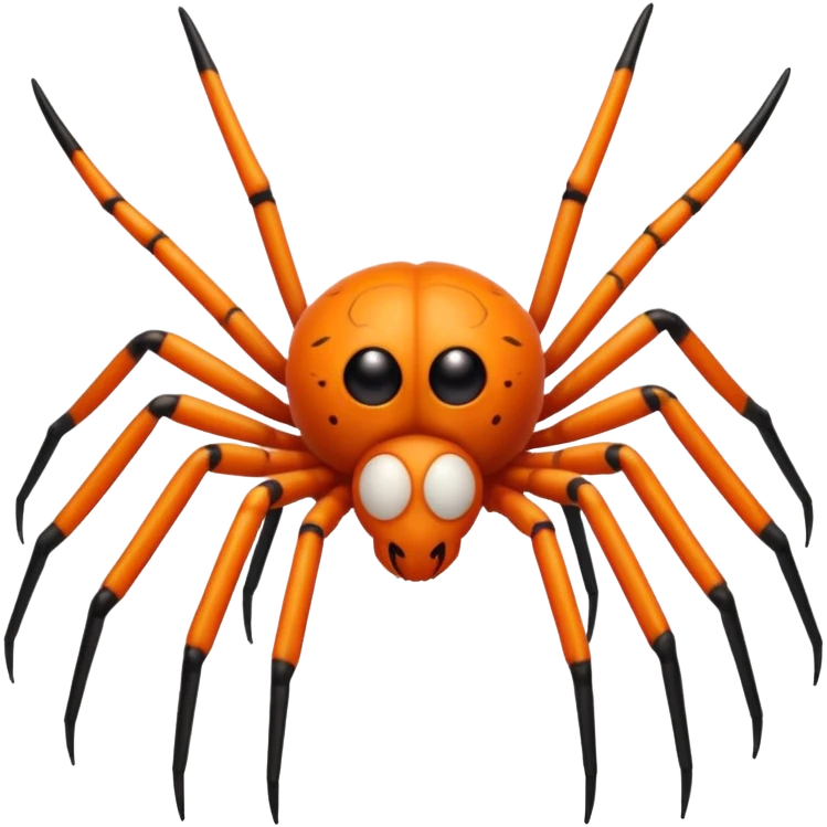 gradiented orange spider emoji