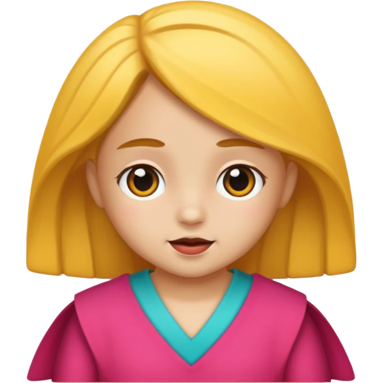 Niña orando emoji