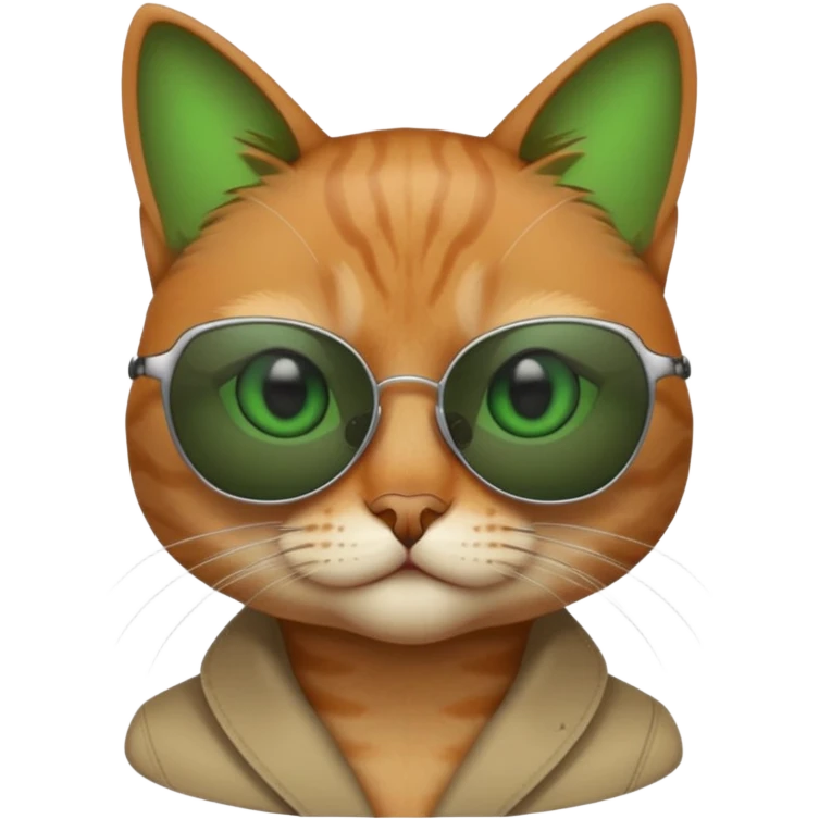 Cat wearing sunglasses emoji