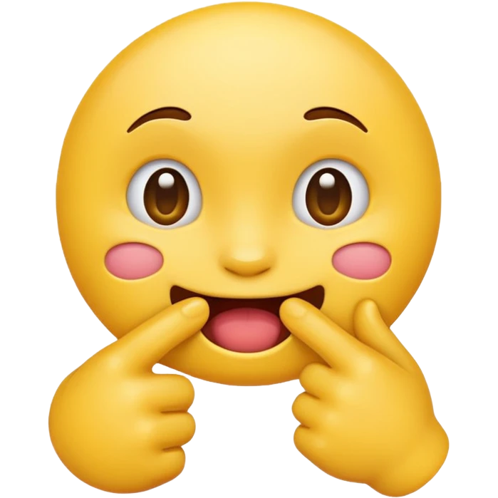 Finger biting emoji emoji