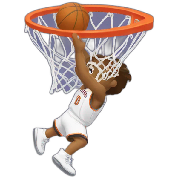 Basketteur qui dunk emoji