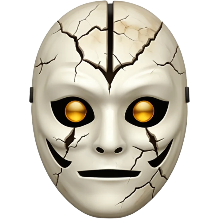 Halloween spooky mask emoji