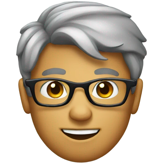 nerd with braces and glasses emoji