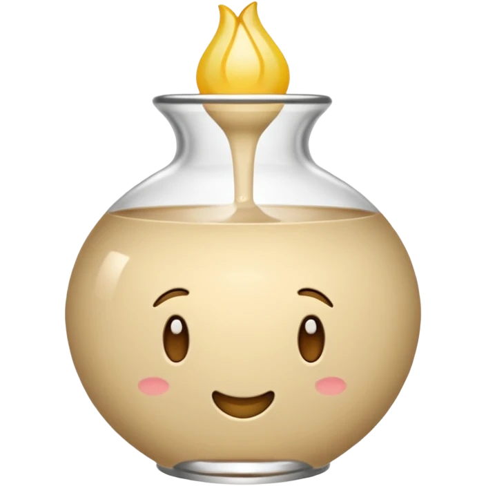 ваза с ромашками beige emoji