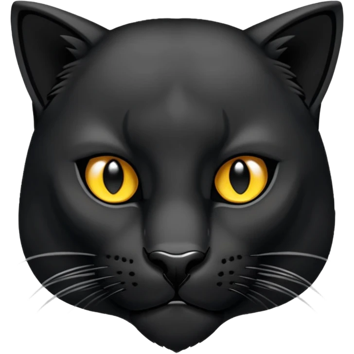 Crea un emoji de pantera negra  emoji