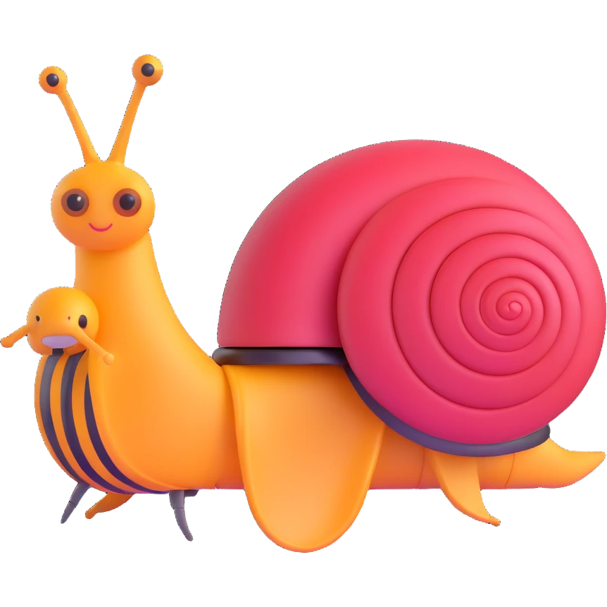robot snail emoji