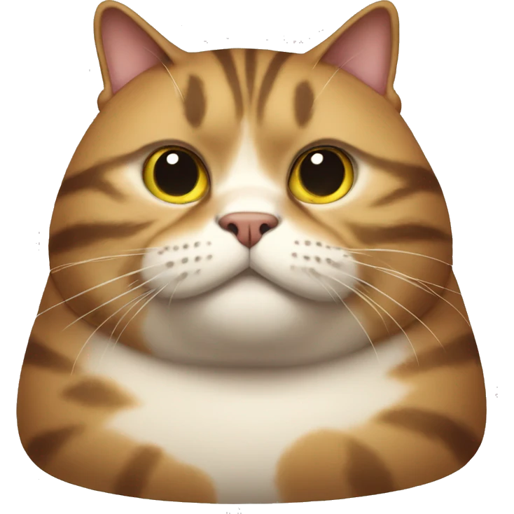 huge fat cat emoji
