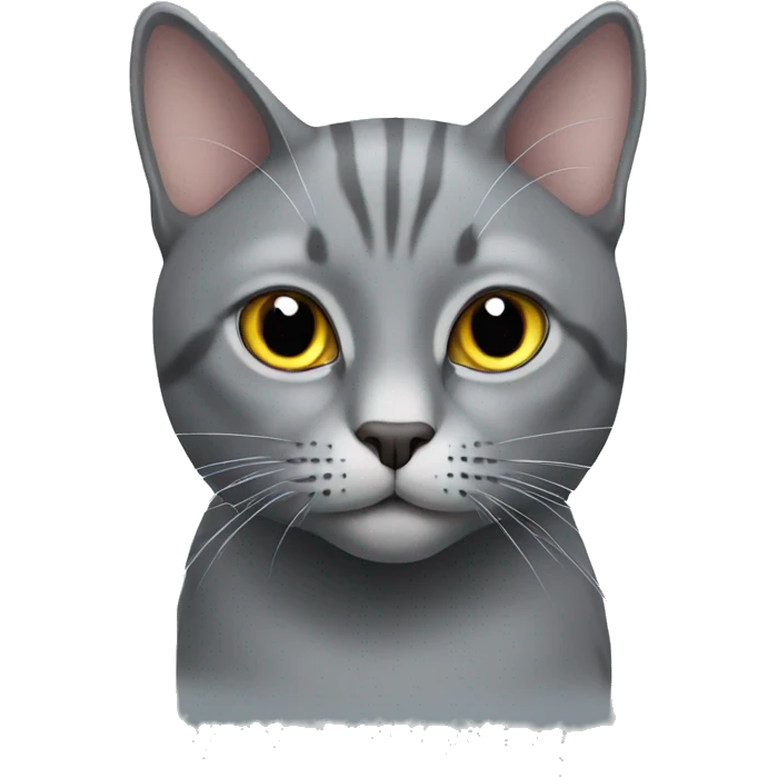 grey cat  emoji