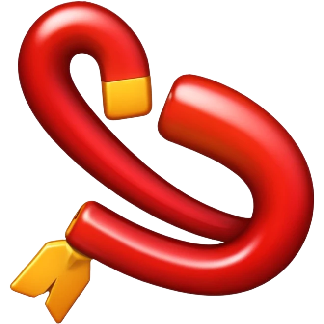 Dunkelrote schleife emoji