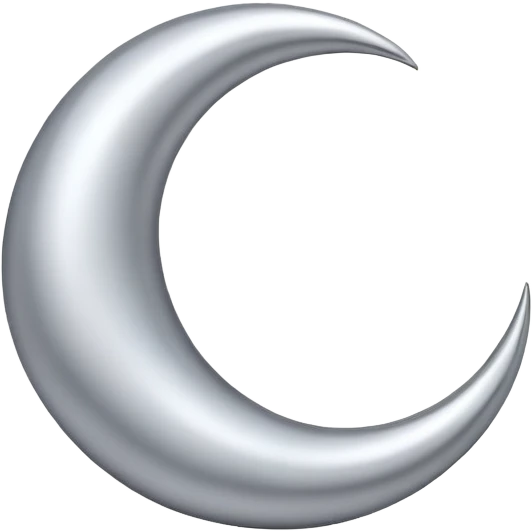 Crescent moon emoji