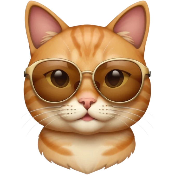 Cat wearing sunglasses emoji
