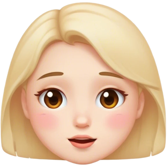 cute cheeeks blushing emoji