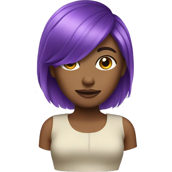 Purple hair women emoji
