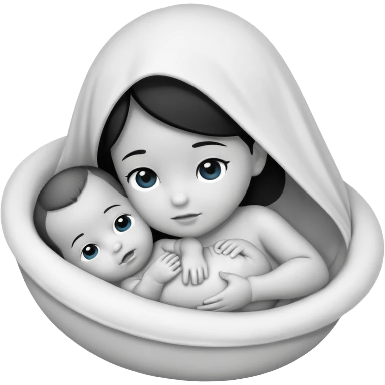 Newborn B&W Photoshoot emoji