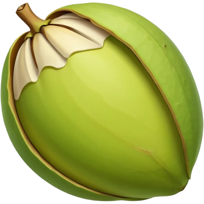 pistachio with shall green nut yellow shall emoji