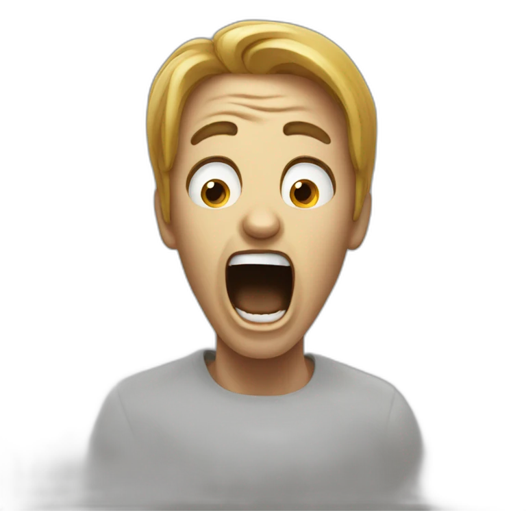 Scream emoji