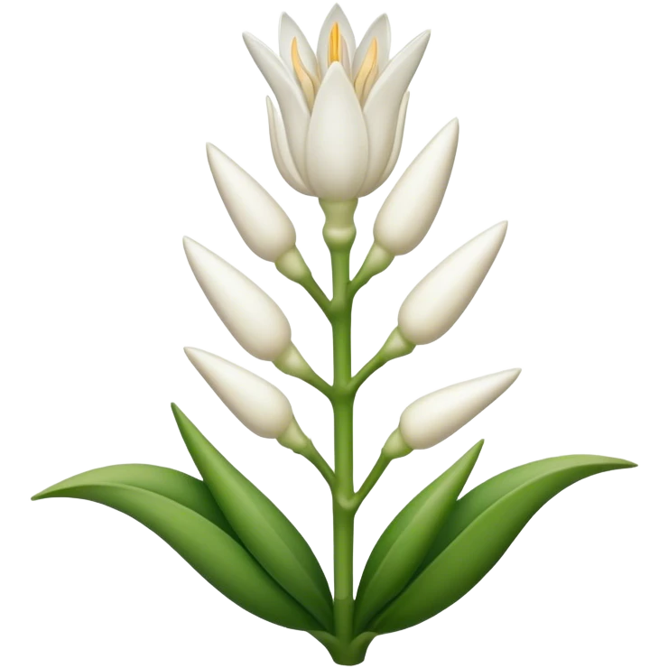 Tuberose beautiful  emoji