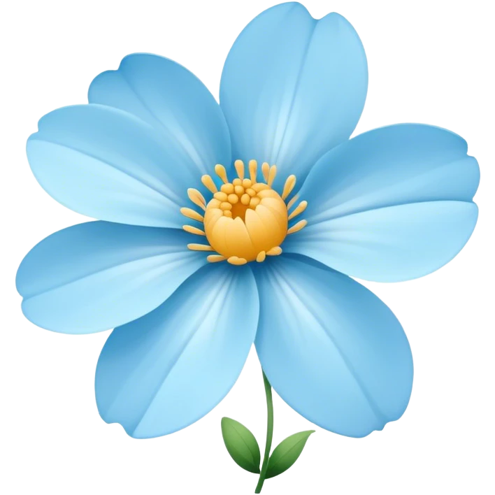 Light Blue flower emoji