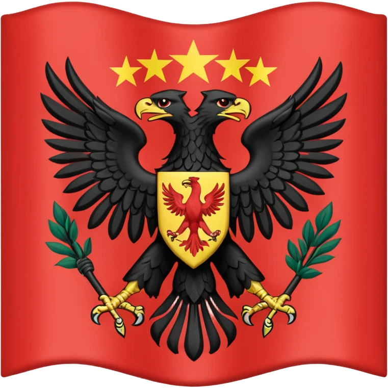 Flag emoji of dardania flag emoji