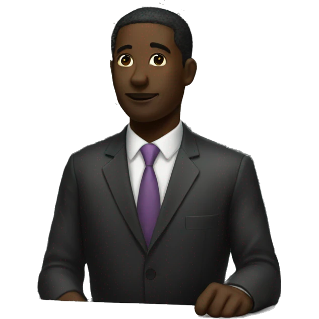 Black Trading terminal  emoji