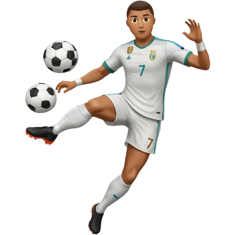 Ronaldo scoring from a free kick 
 emoji