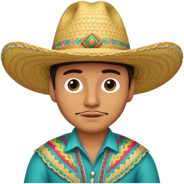 Tejana sombrero hombre emoji