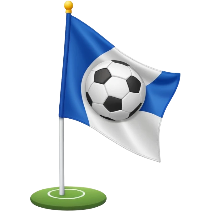 football corner flag emoji